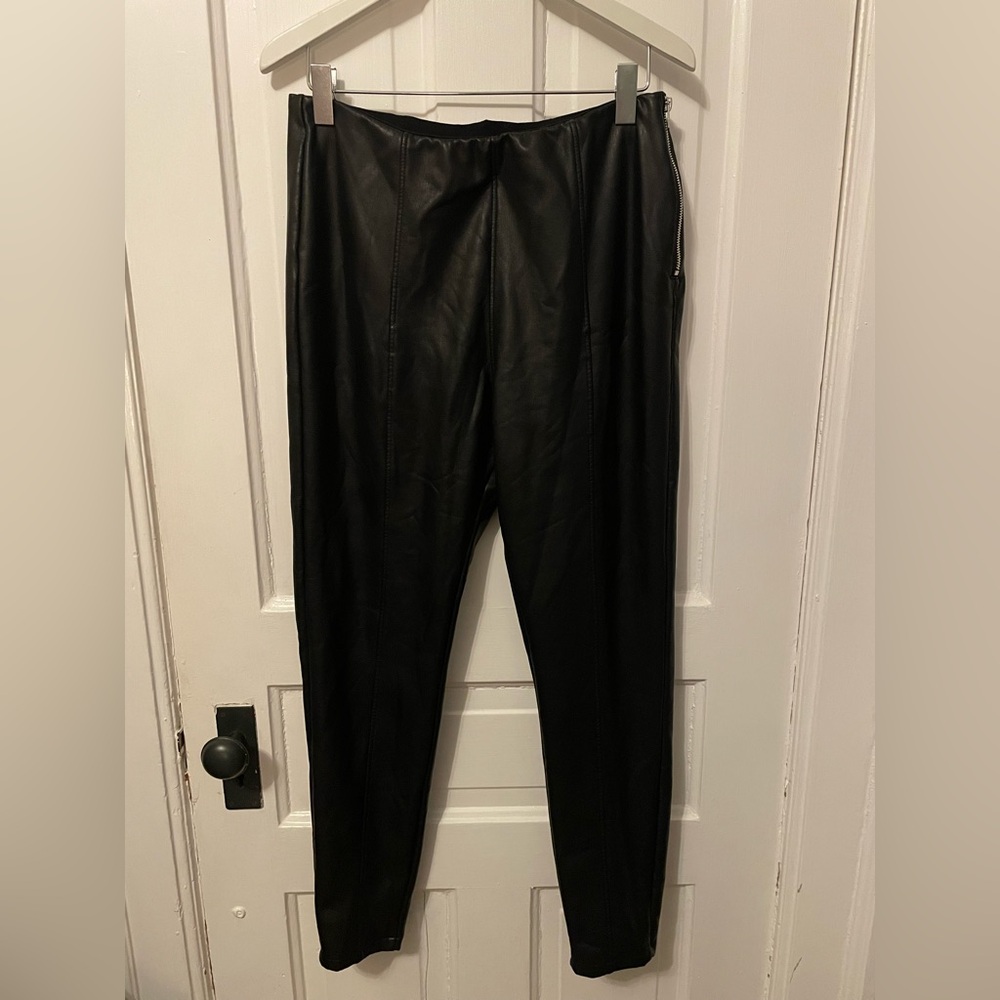Faux Leather Skinny Pants